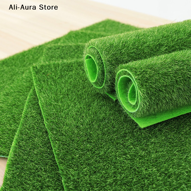 Terrarium Moss Art - 1Pcs Grass Mat Green Artificial Lawns