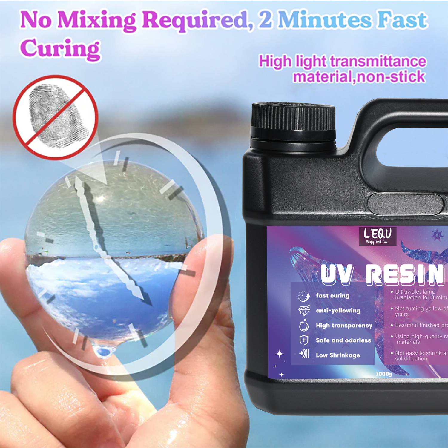 Bulk UV Resin Crystal Clear La - Epoxy Uv Resin Kit ulasan dan harga