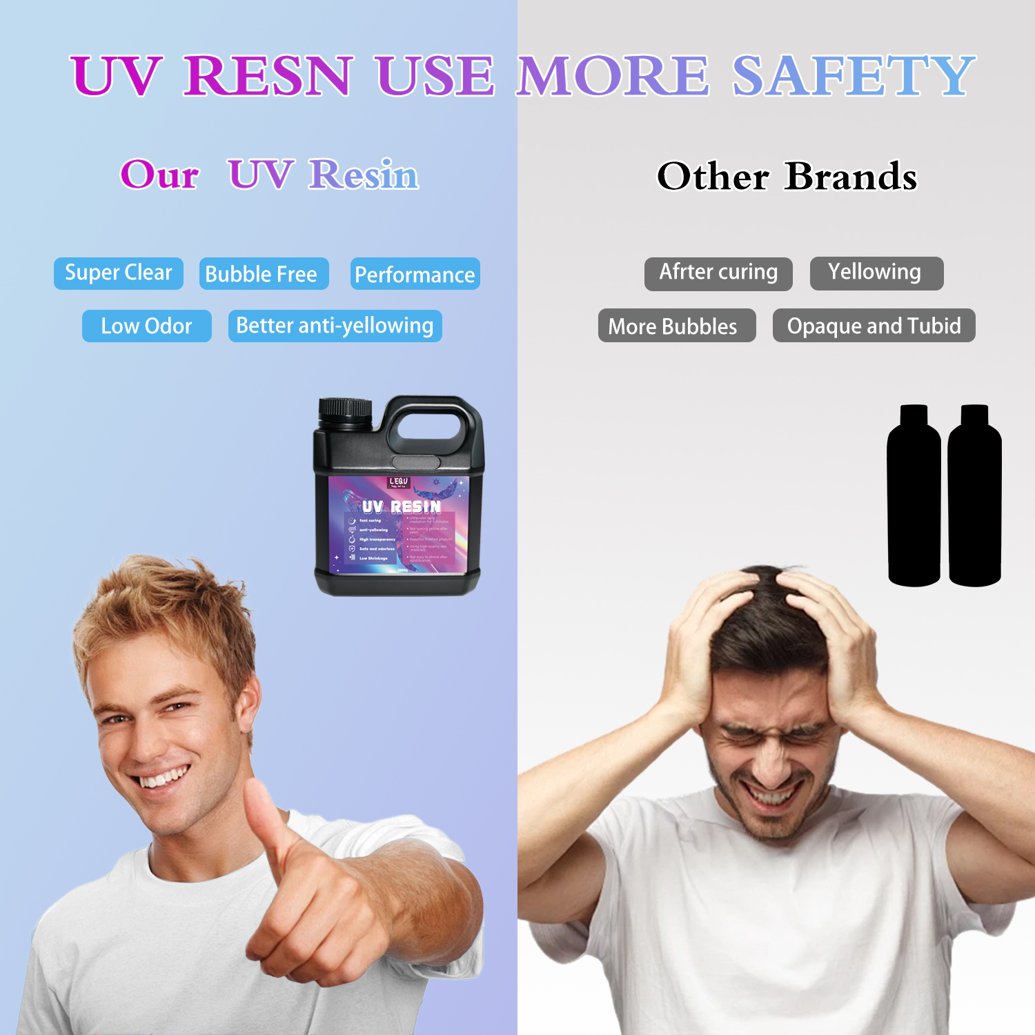Bulk UV Resin Crystal Clear La - Epoxy Uv Resin Kit ulasan dan harga