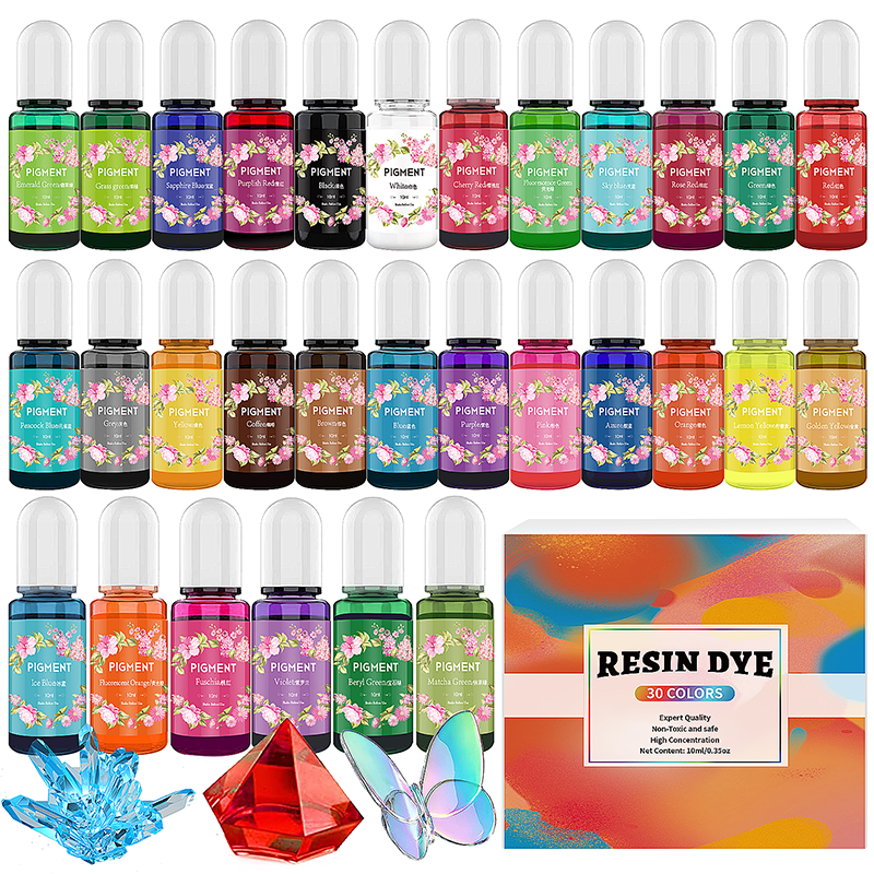 Epoxy Resin Pigment Kits Candl - Resin Pigment Set ulasan dan harga