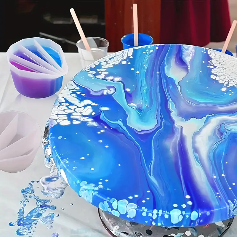 Split Cup For Paint Pouring,Re - Mixing Cup Silicone ulasan dan harga