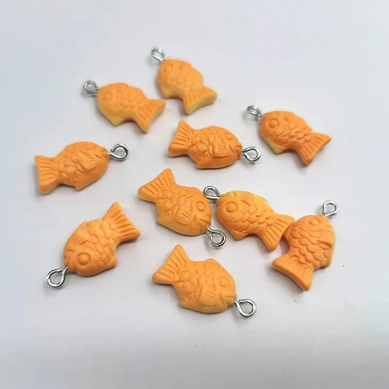 10Pcs Lovely Korea Koi Fish Fl - Resin Crafts Diy ulasan dan harga