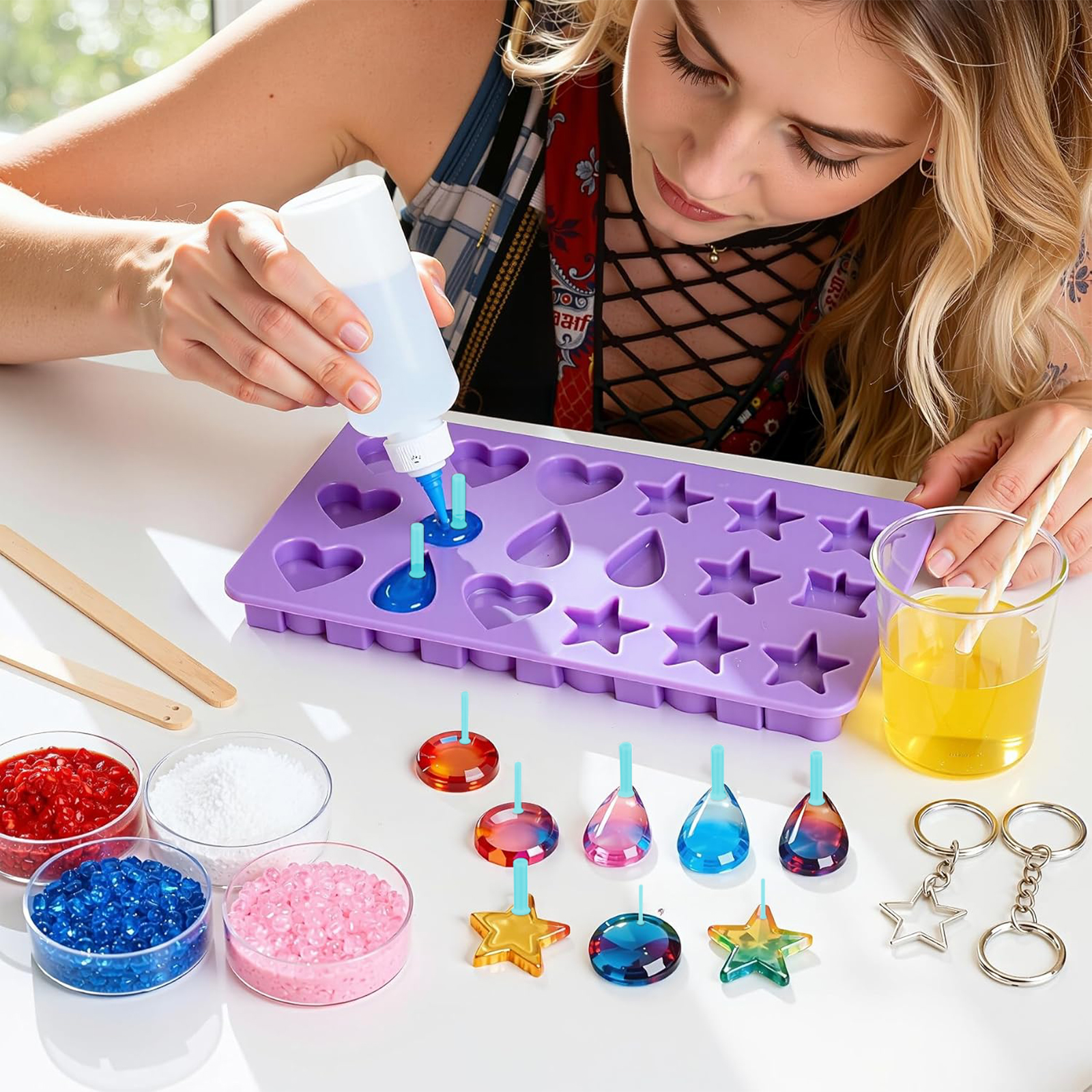 Resin Hole Maker Set 35PCS 7 S - Epoxy Uv Resin Kit ulasan dan harga