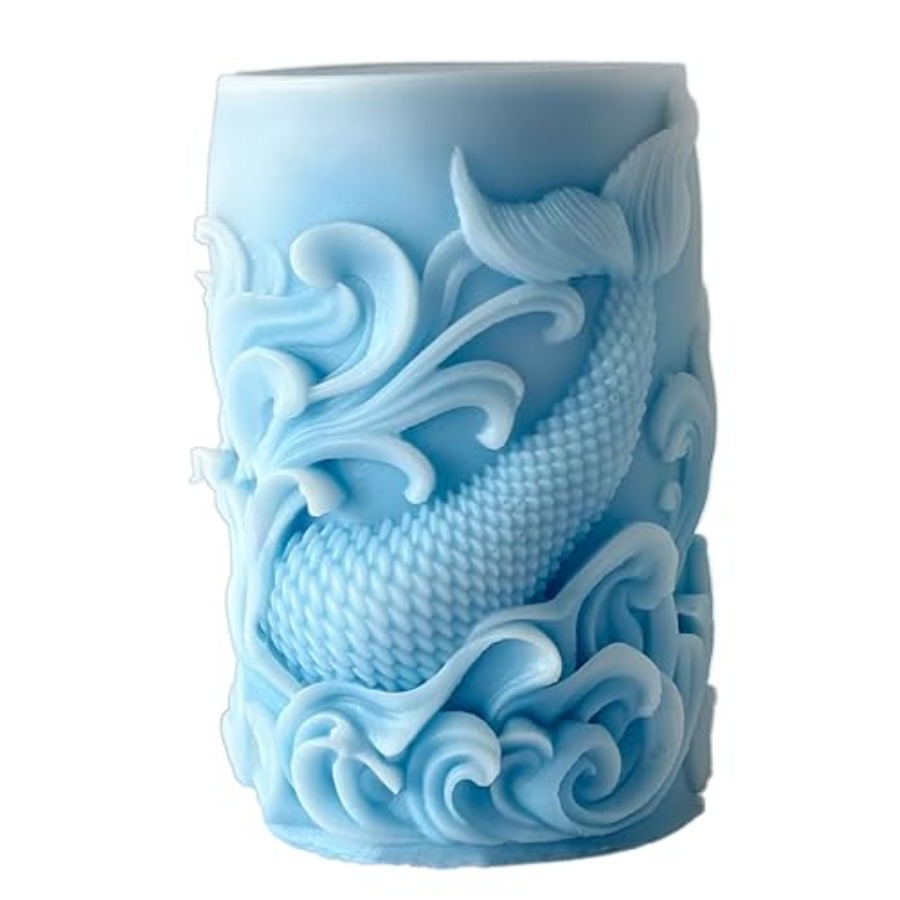 Ocean Animal Cylinder Candle a - Resin Ocean Wave Mold ulasan dan harga