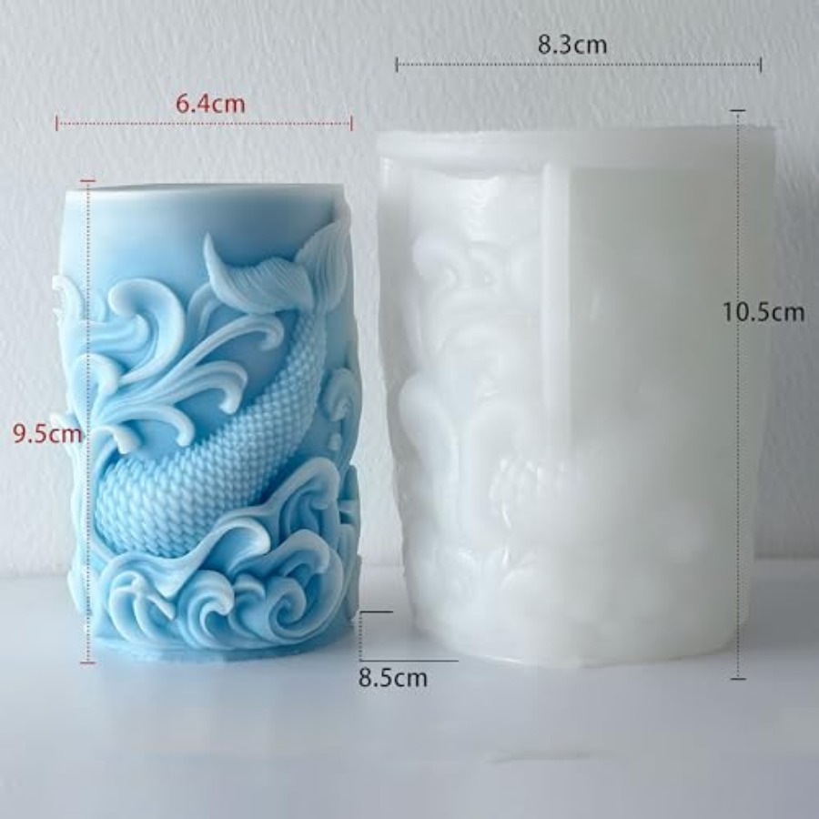 Ocean Animal Cylinder Candle a - Resin Ocean Wave Mold ulasan dan harga