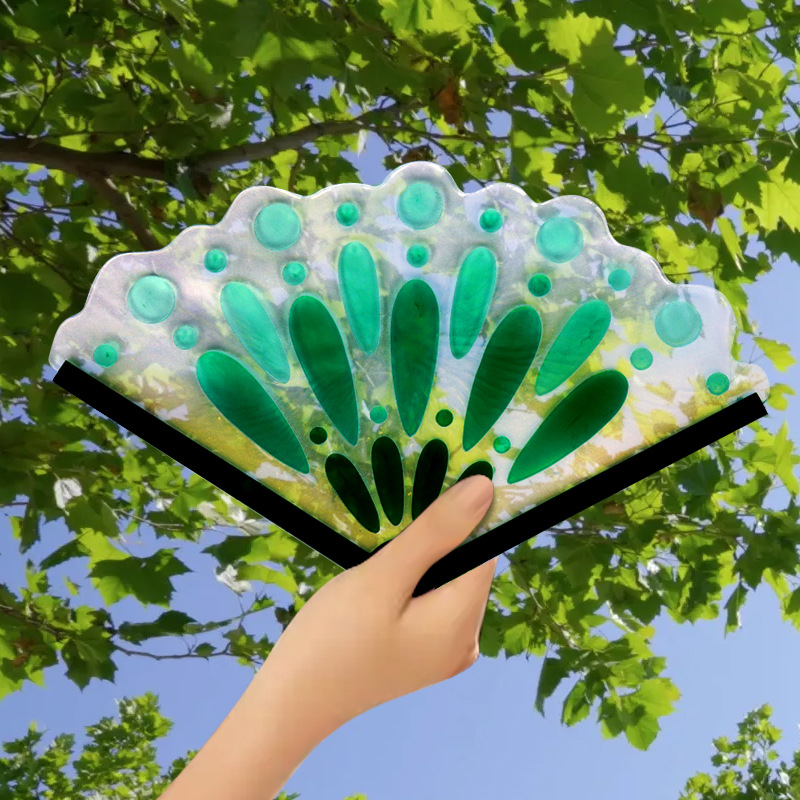 DIY Chinese Folding Fan Silico - Resin Ocean Wave Mold ulasan dan harga