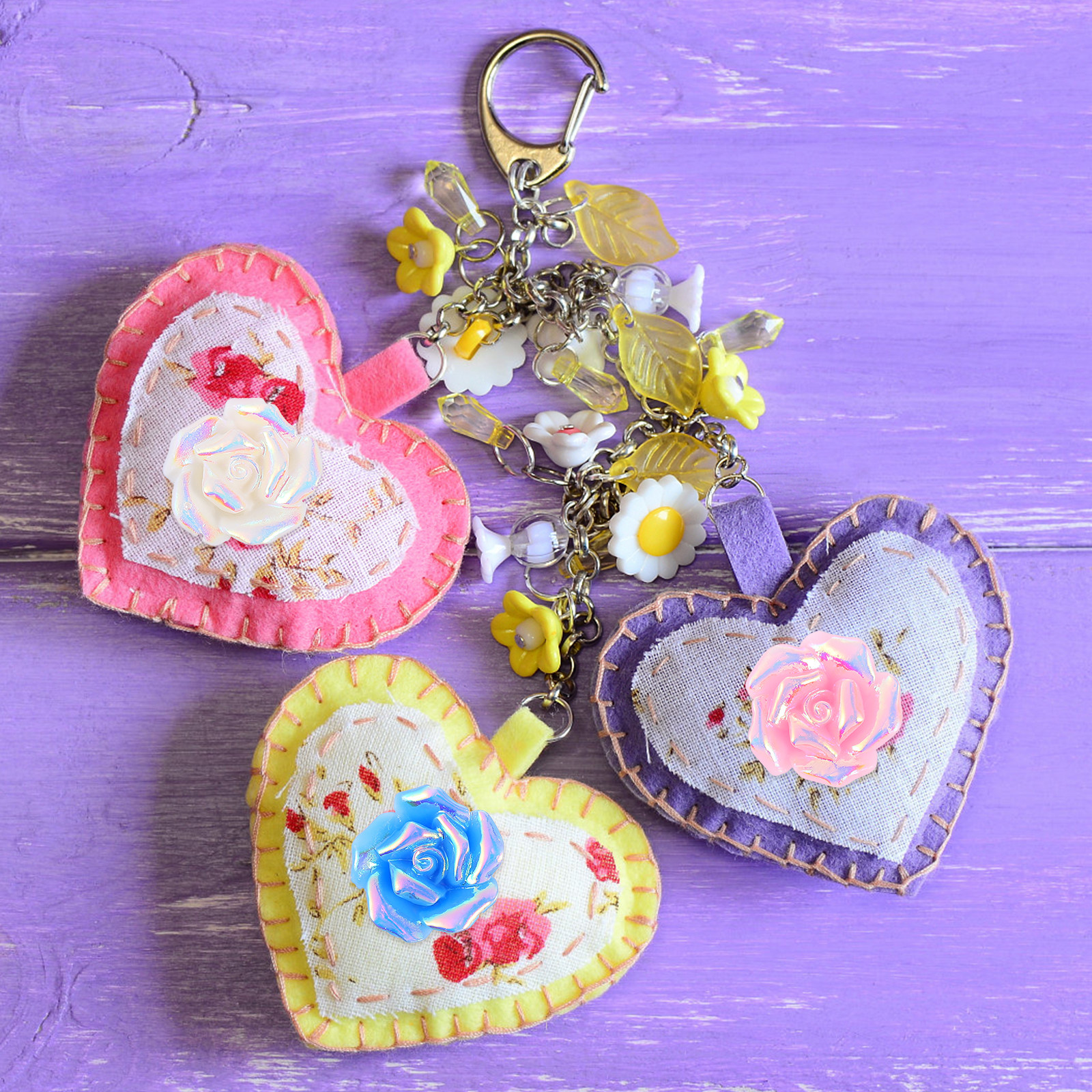 20Pcs Mini Resin Rose Flower A - Resin Craft Supplies ulasan dan harga
