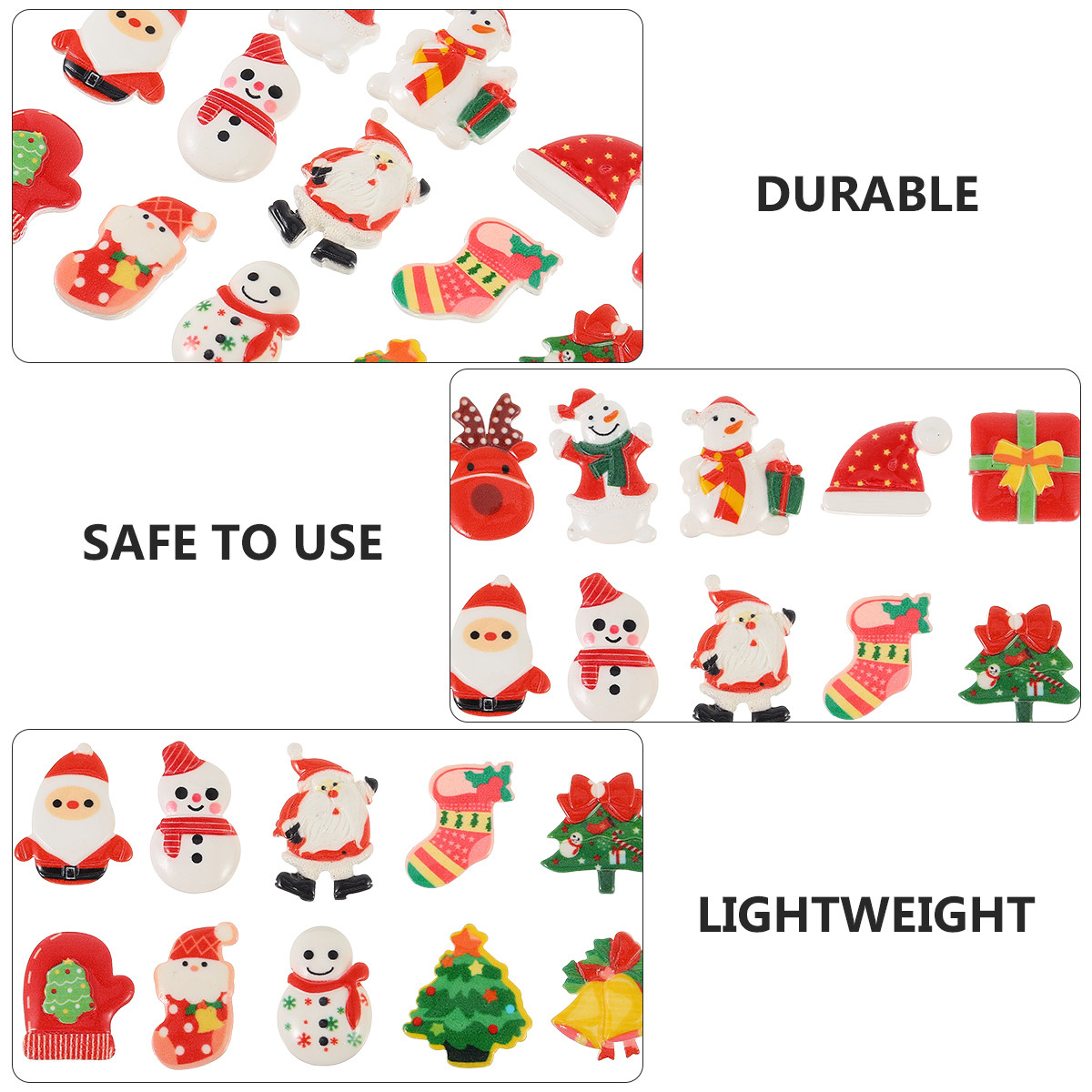 30Pcs Snowman Phone Case Acces - Resin Craft Projects ulasan dan harga