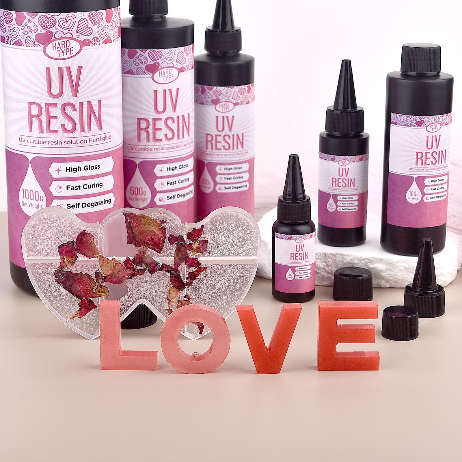 UV Resin Glue Transparent Epox - Epoxy Uv Resin Kit ulasan dan harga
