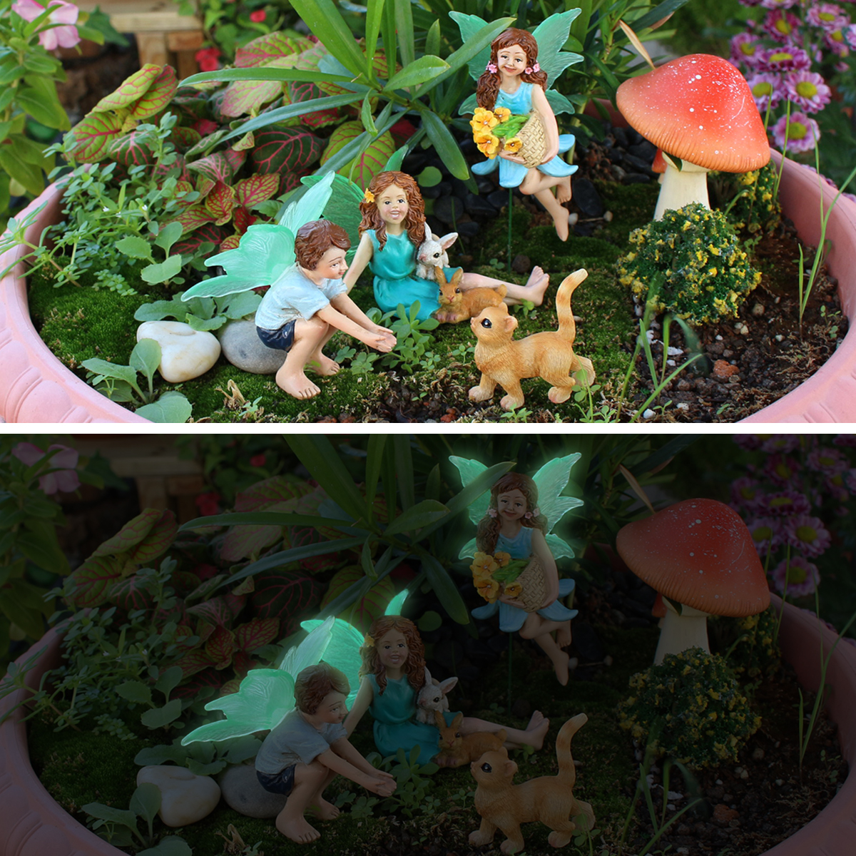 4pc Flower Fairy and Animal Pa - Resin Craft Ideas ulasan dan harga