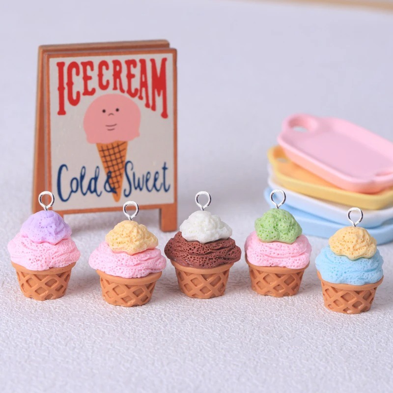 10Pcs Adorable 3D Simulated Ic - Resin Crafts Diy ulasan dan harga