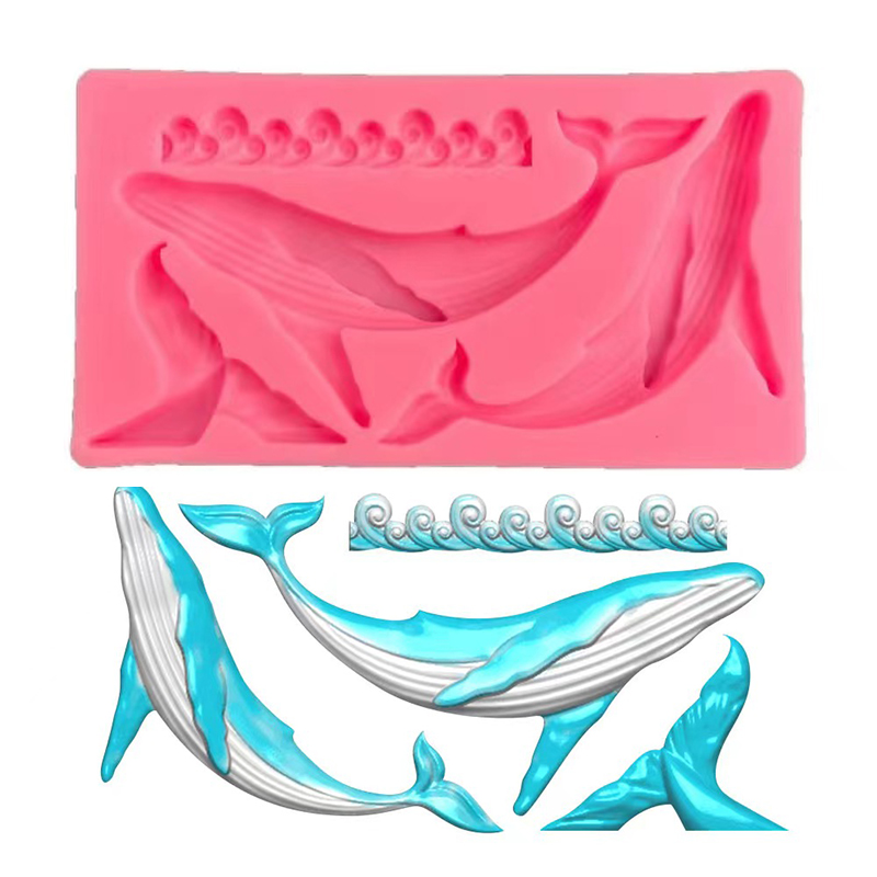 Whale Silicone Mold DIY Whale  - Resin Ocean Wave Mold ulasan dan harga