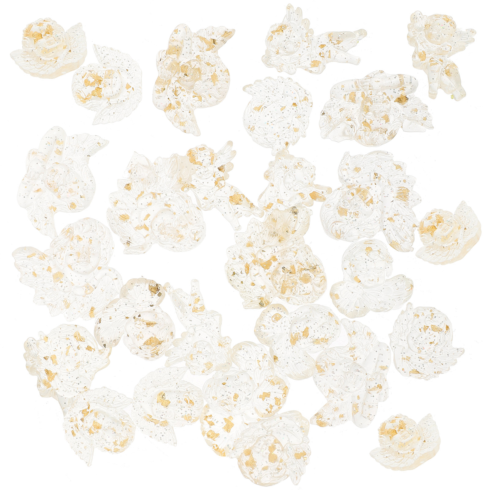 24Pcs Mini Resin Angel Flatbac - Resin Craft Supplies ulasan dan harga