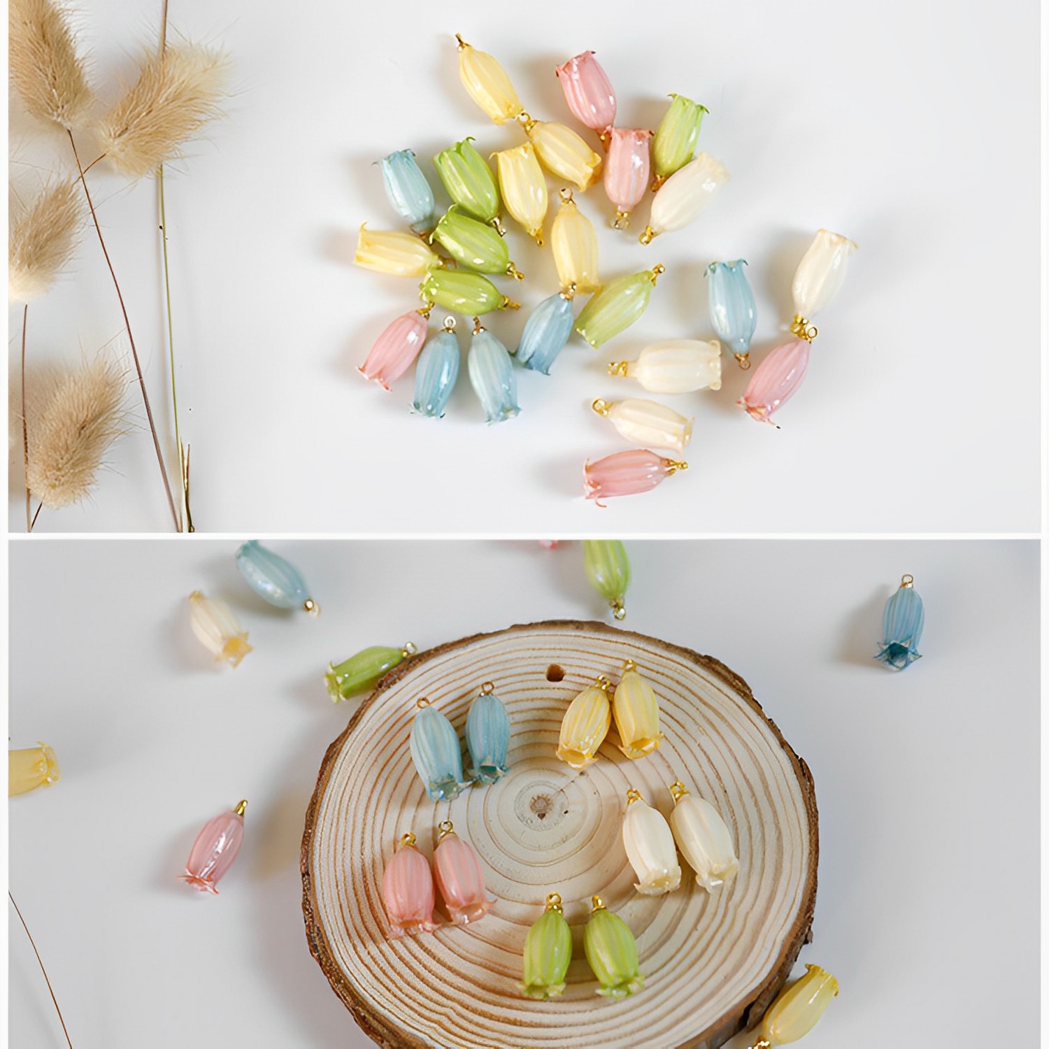 Aqumotic 10pcs Small Flower Co - Resin Craft Ideas ulasan dan harga