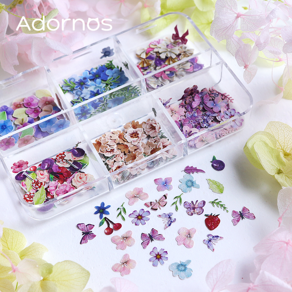 180pcs/box Wood Pulp Flowers C - Resin Craft Ideas ulasan dan harga