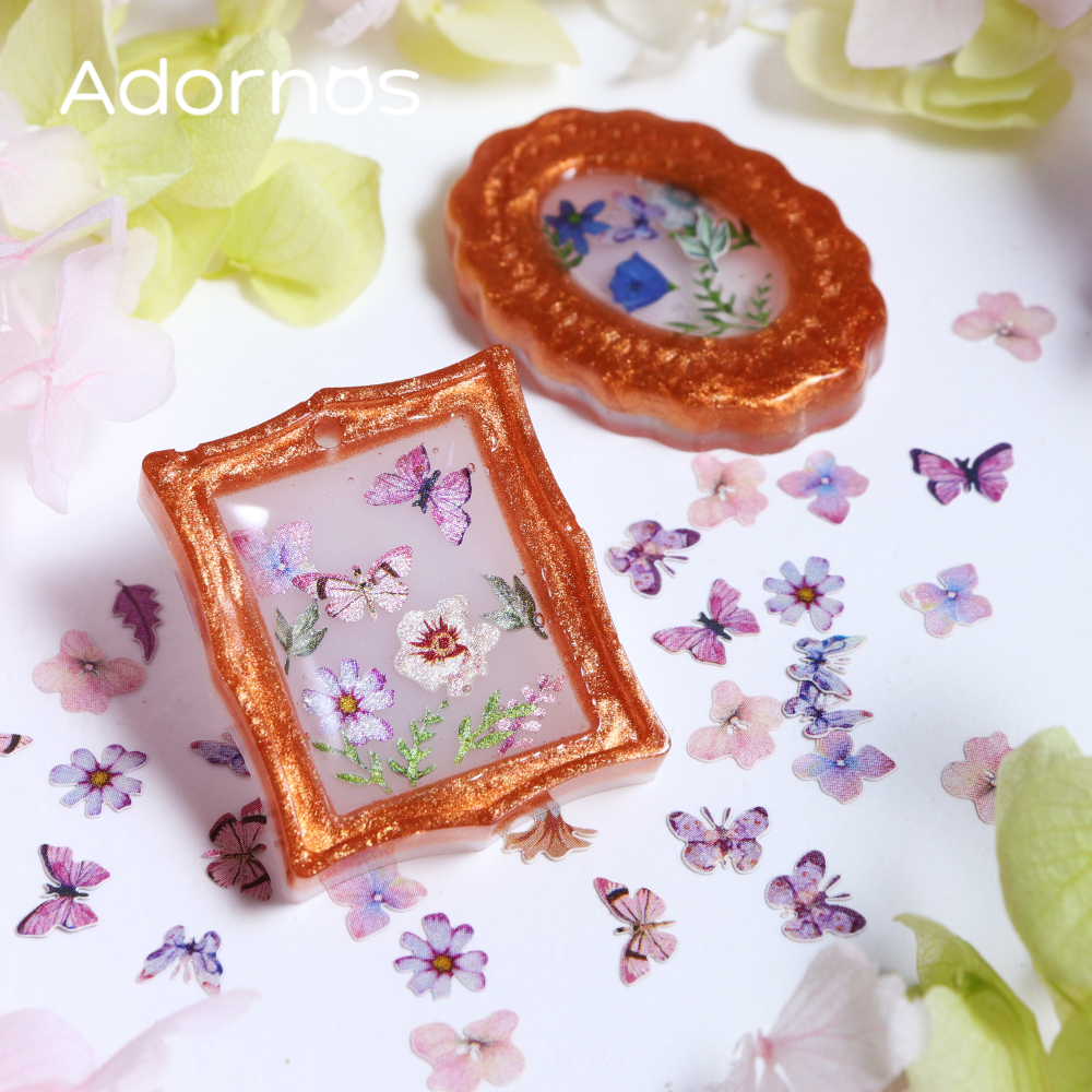 180pcs/box Wood Pulp Flowers C - Resin Craft Ideas ulasan dan harga