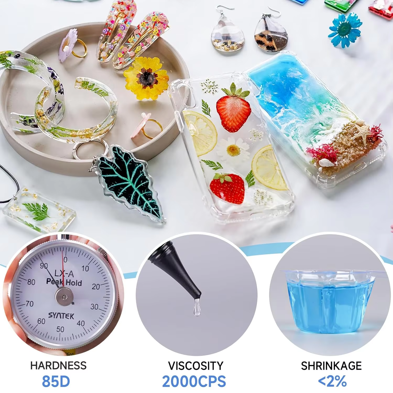 UV Resin Crystal Clear Ultravi - Epoxy Uv Resin Kit ulasan dan harga