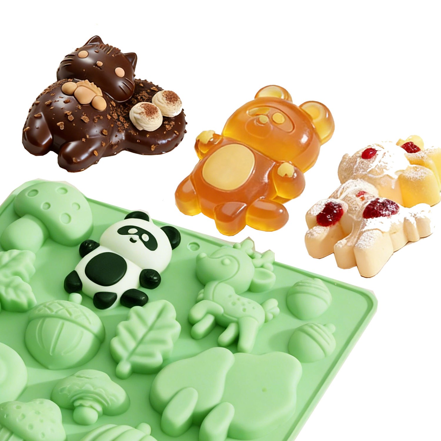 1 Silicone Cake Mold in the Sh - Resin Craft Supplies ulasan dan harga