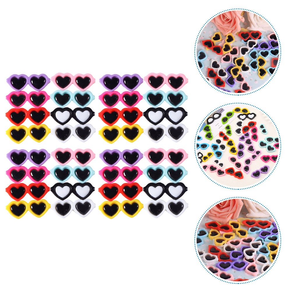 50Pcs Delicate Glasses Resin C - Resin Craft Supplies ulasan dan harga