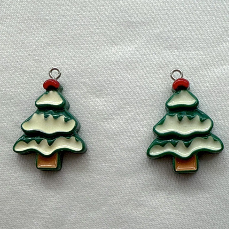 10pcs Christmas Cartoon Series - Resin Craft Projects ulasan dan harga