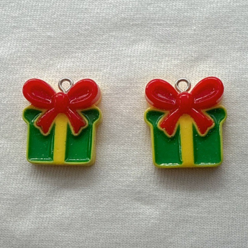 10pcs Christmas Cartoon Series - Resin Craft Projects ulasan dan harga