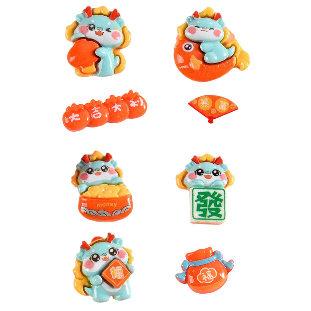 8Pcs Resin Craft Charms Flatba - Resin Craft Ideas ulasan dan harga