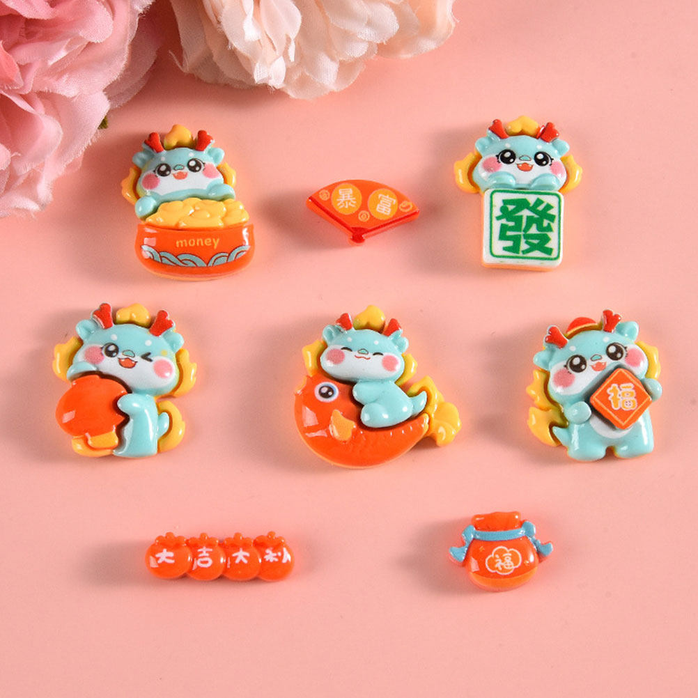 8Pcs Resin Craft Charms Flatba - Resin Craft Ideas ulasan dan harga
